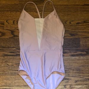 NWOT Bullet Pointe XS/S Antique Rose Leotard